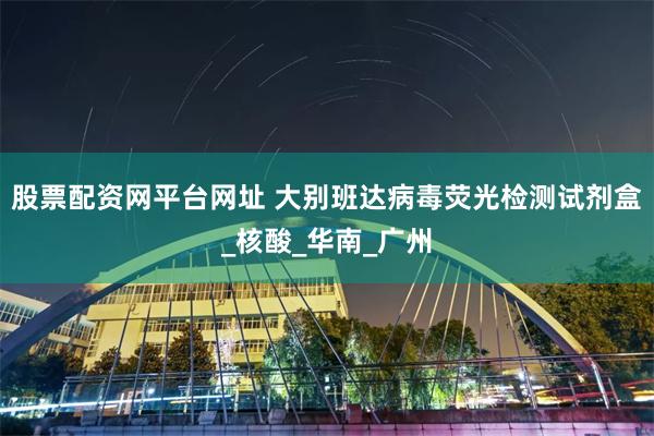 股票配资网平台网址 大别班达病毒荧光检测试剂盒_核酸_华南_广州