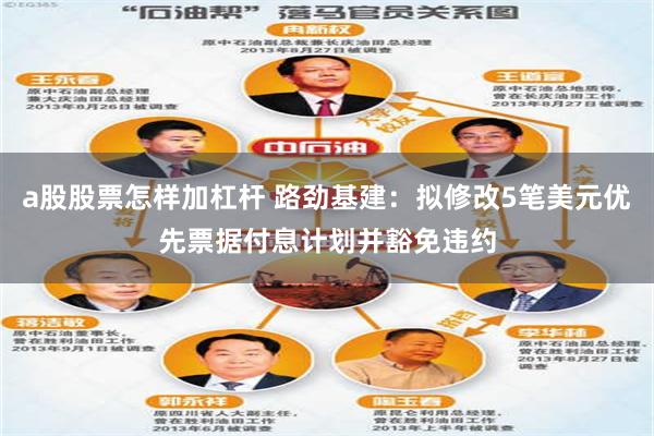 a股股票怎样加杠杆 路劲基建：拟修改5笔美元优先票据付息计划并豁免违约